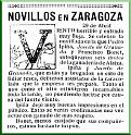 Cronica Morenito. Zaragoza. 29-4-1928